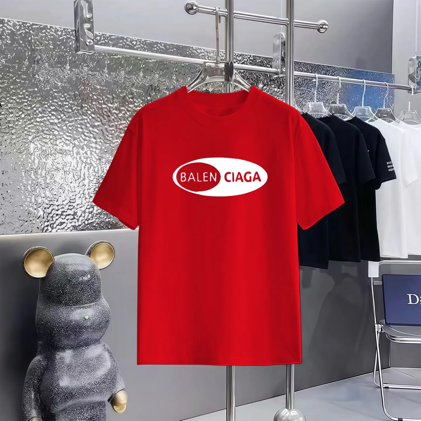 ￼ ￼ Balenciaga T 1:1 300 1×1 Same Style logo OS 200 ：Black，White， ，Red， Gray Size：XS-L